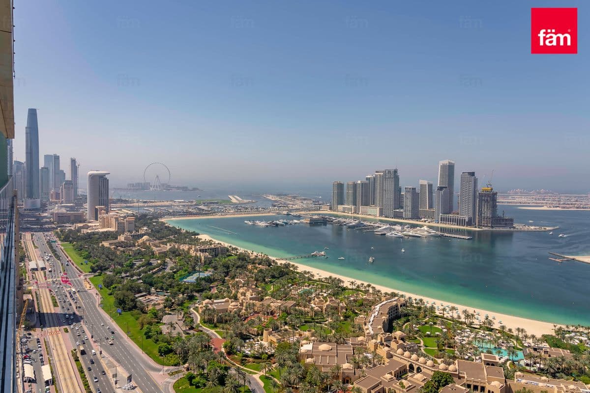 Full Sea And Palm View | High Floor